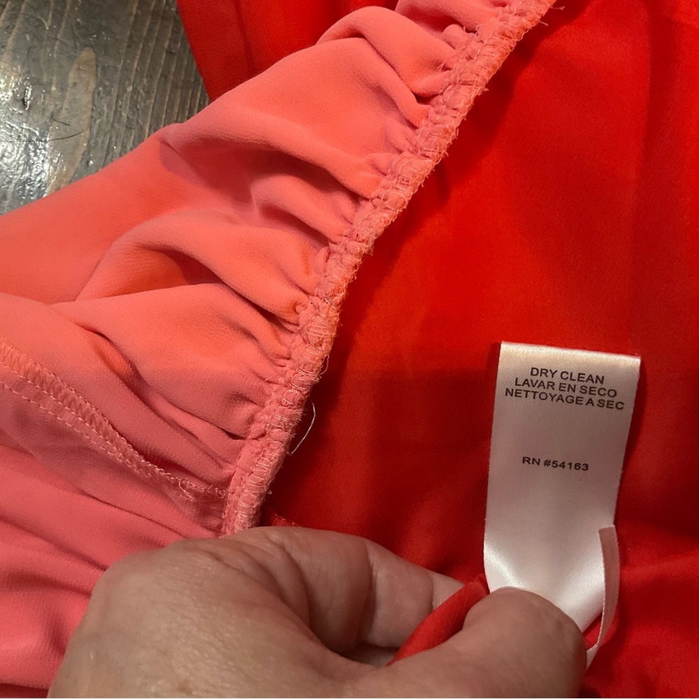 Jessica Simpson Red and Pink Sleeveless Dress - Picture 10 of 12